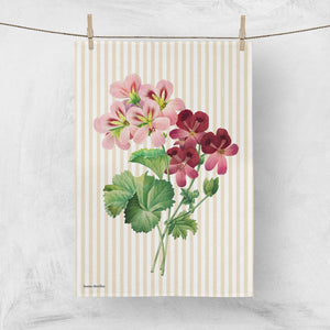 Home Dweller Geranium Tea Towel