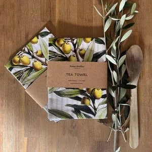 Home Dweller Olive Branch Tea Towel