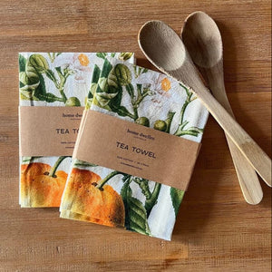 Home Dweller Orange Tea Towel