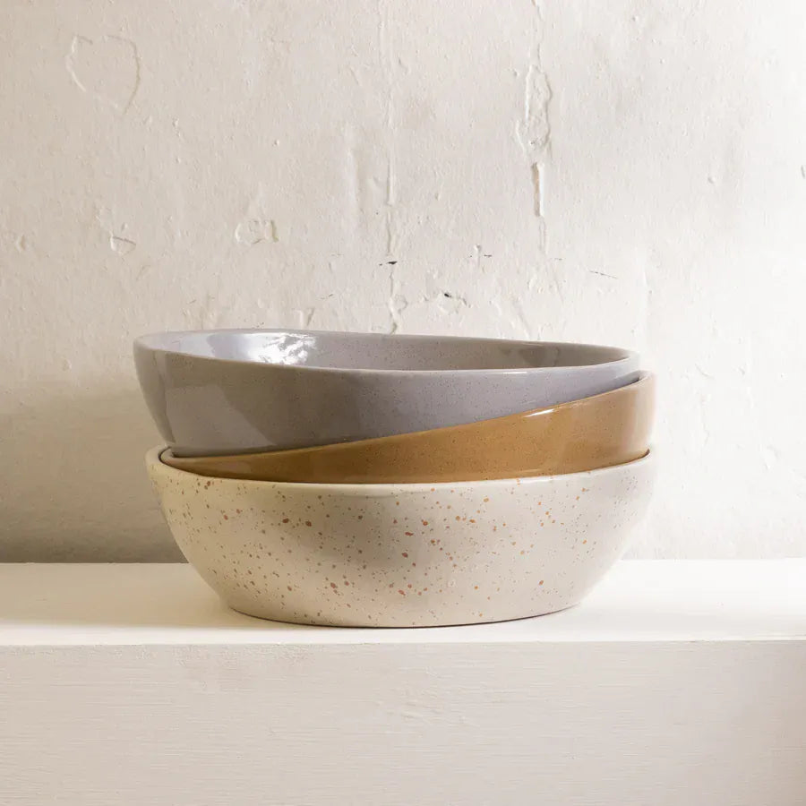 Inartisan Kaia Serving Bowl | Cream