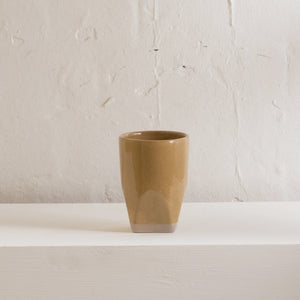 Inartisan Sander Faceted Dipped Tumbler | Mustard