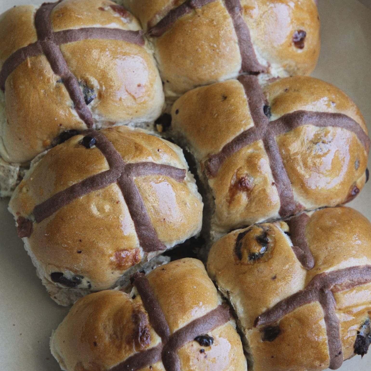 Jocelyn's Provisions Chocolate Hot Cross Buns | Joceyln's Provisions