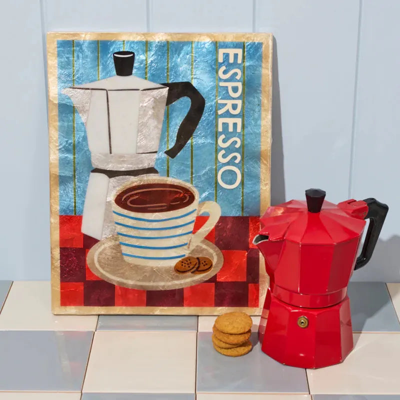 Jones + Co Barista Wall Art | Espresso