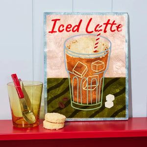 Jones + Co Barista Wall Art | Iced Latte