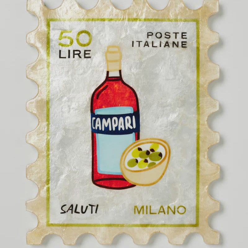 Jones + Co Campari Stamp Tile