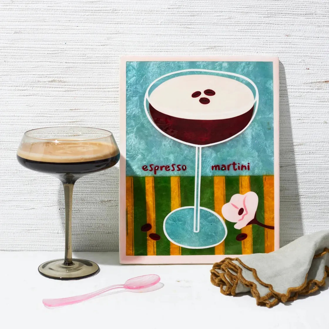 Jones + Co Happy Hour Espresso Tile