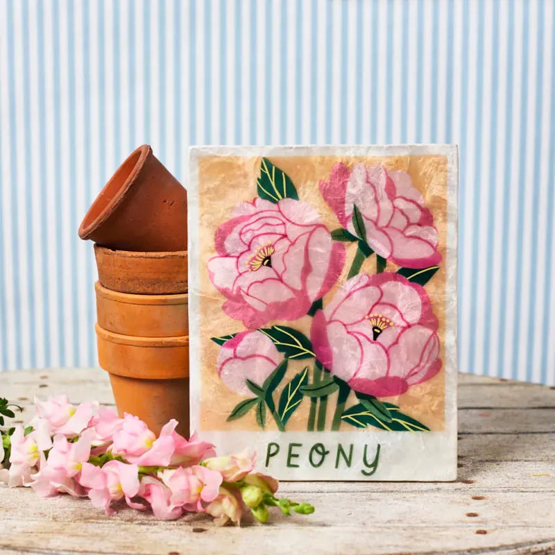 Jones + Co Market Wall Art | Peony