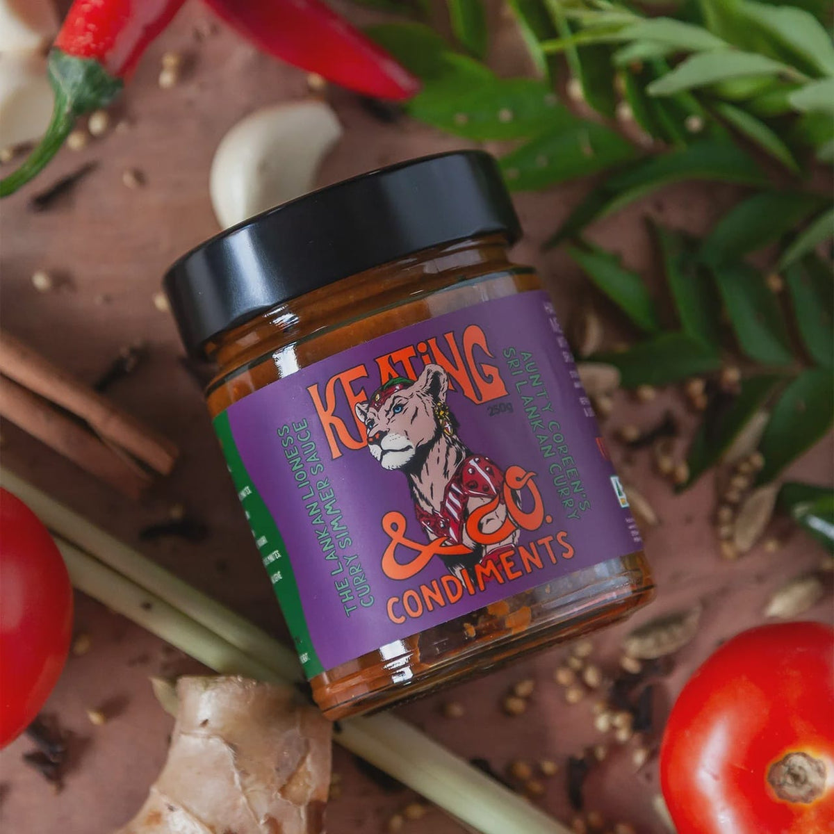 Keating + Co Condiments The lankan Lioness