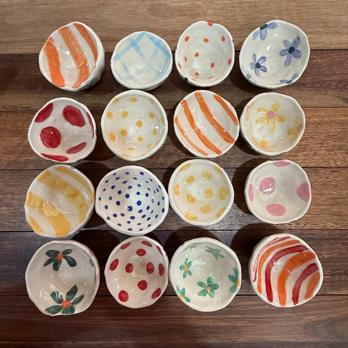 Late Night Pottery Happy Snack Bowl (A5)