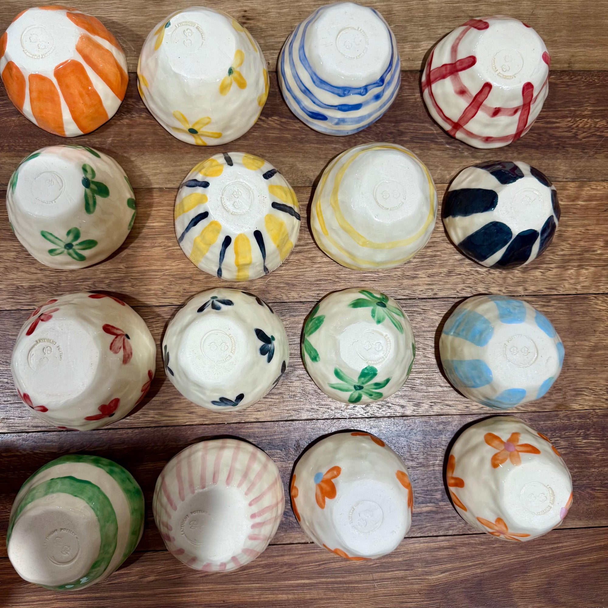 Late Night Pottery Happy Snack Bowl (N)