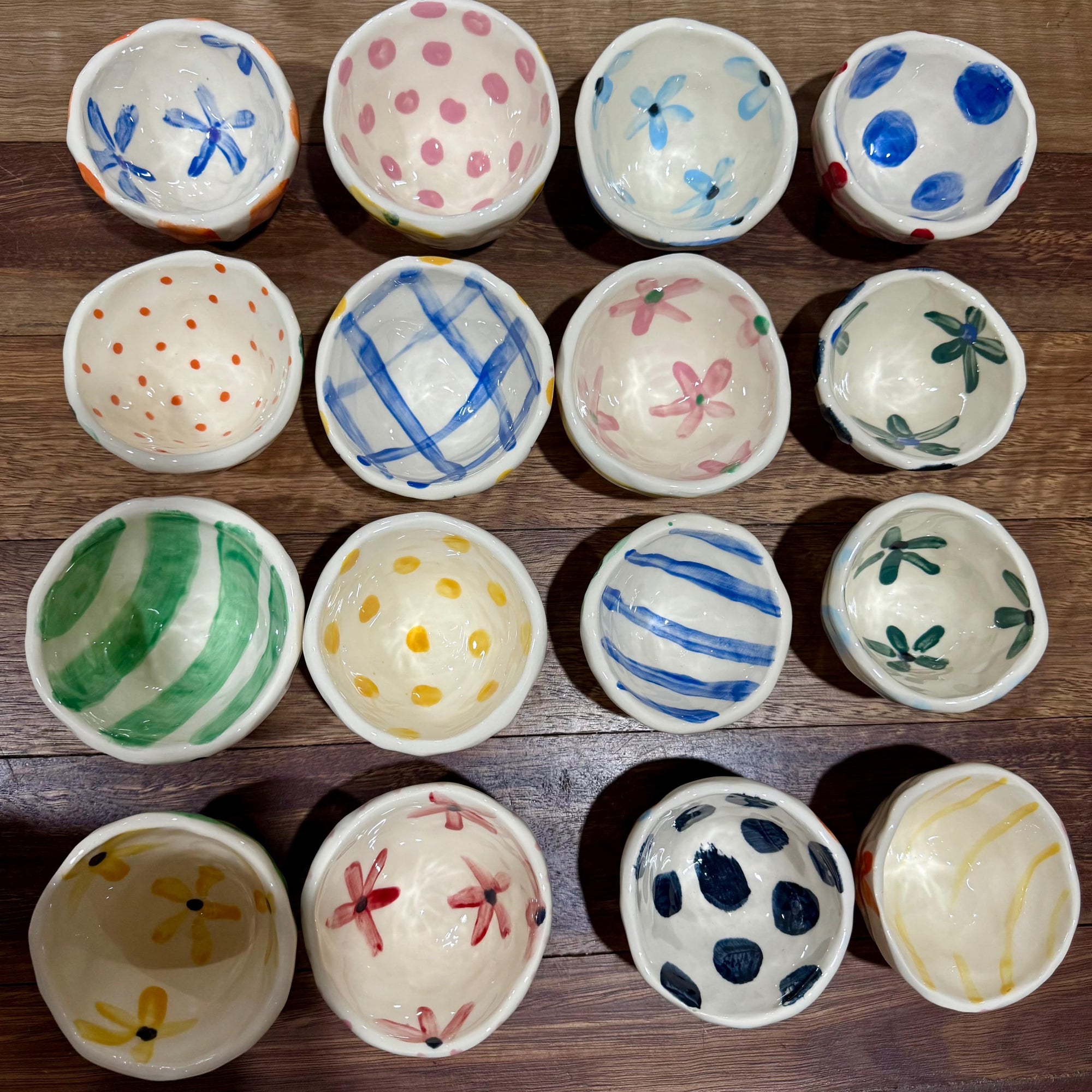 Late Night Pottery Happy Snack Bowl (N)