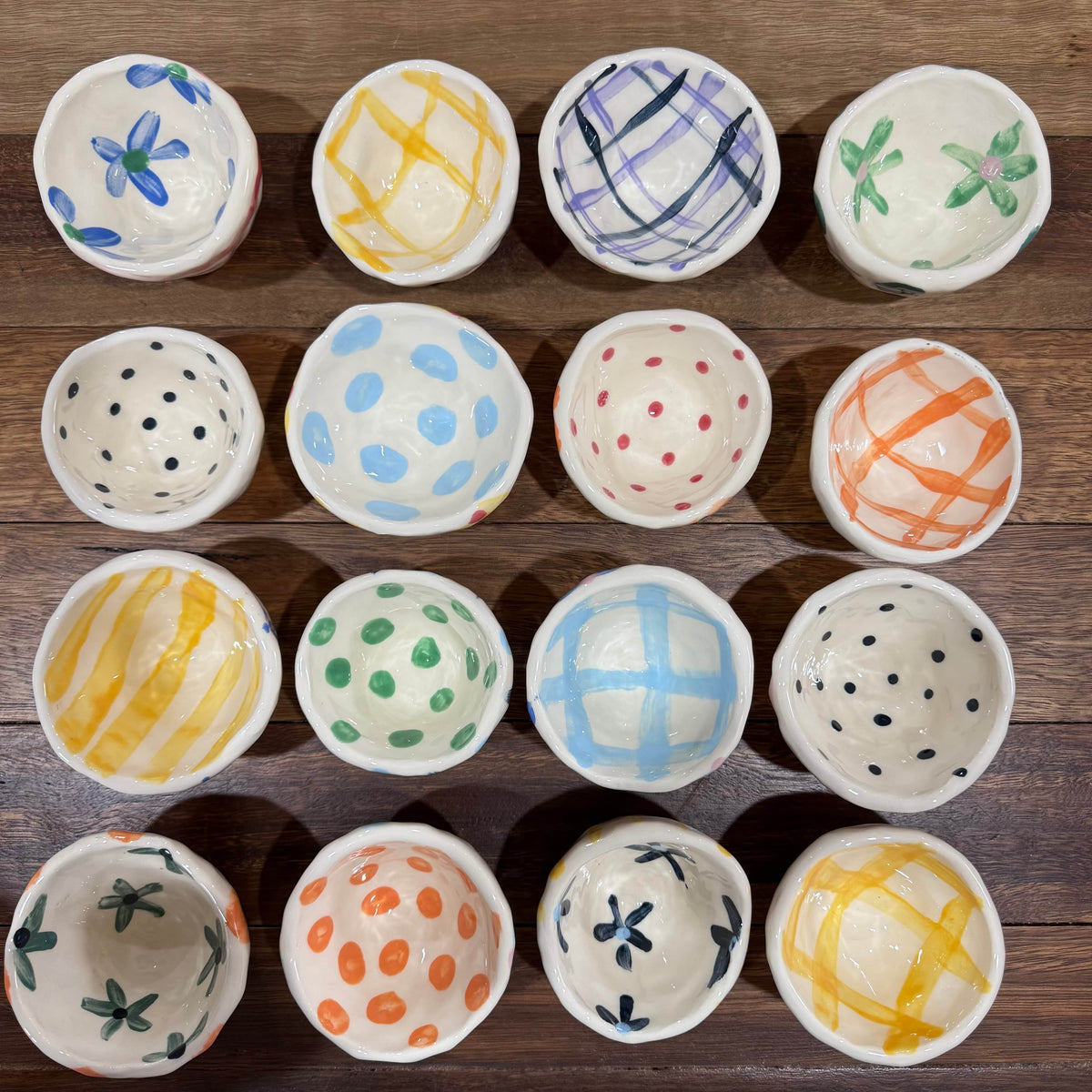 Late Night Pottery Happy Snack Bowl (Q)