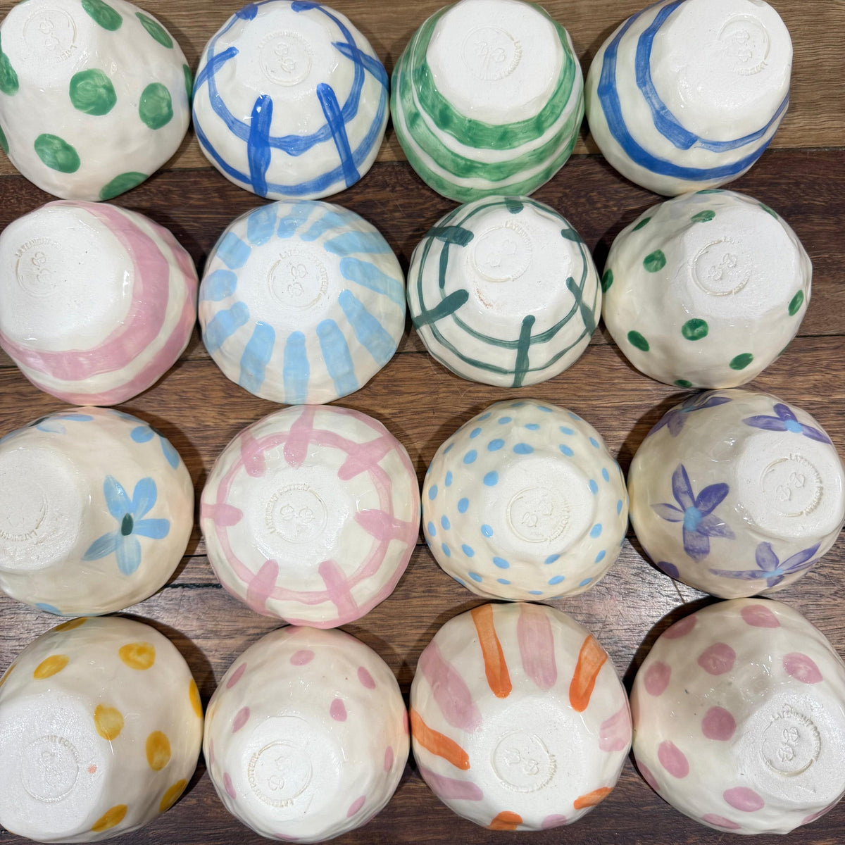 Late Night Pottery Happy Snack Bowl (R)