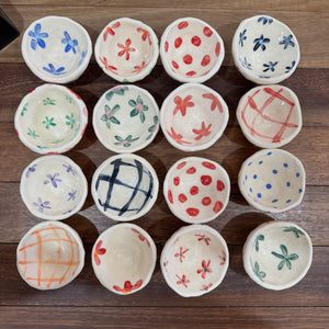 Late Night Pottery Happy Snack Bowl (V)