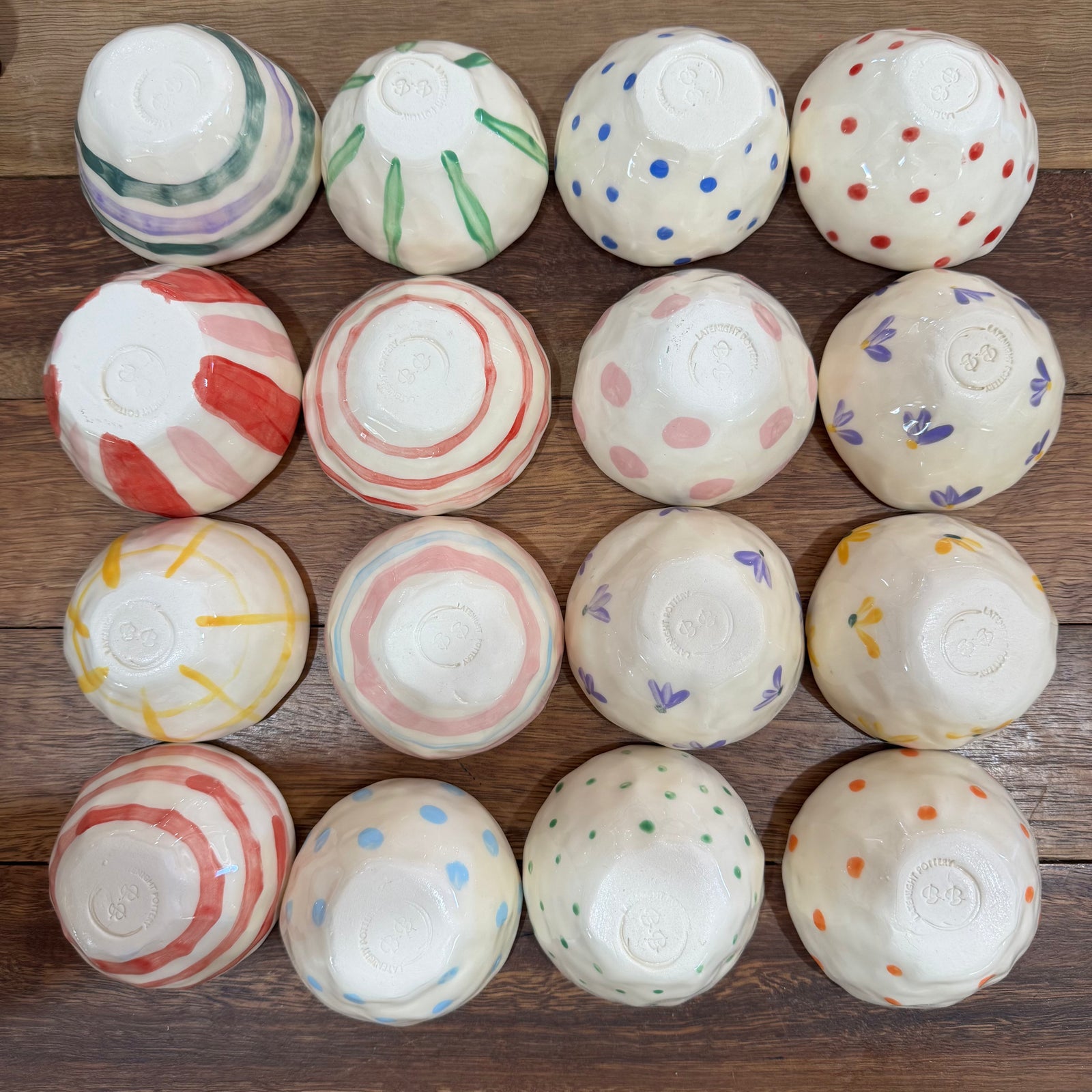 Late Night Pottery Happy Snack Bowl (V)