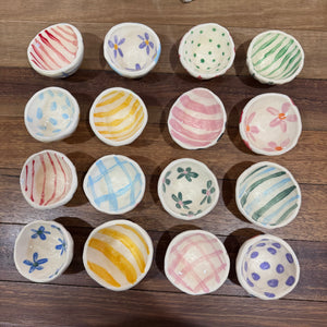 Late Night Pottery Happy Snack Bowl (W)