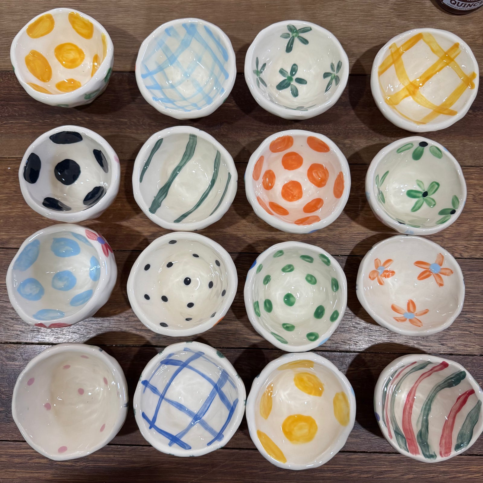 Late Night Pottery Happy Snack Bowl (X)