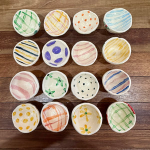 Late Night Pottery Happy Snack Bowl (Y)