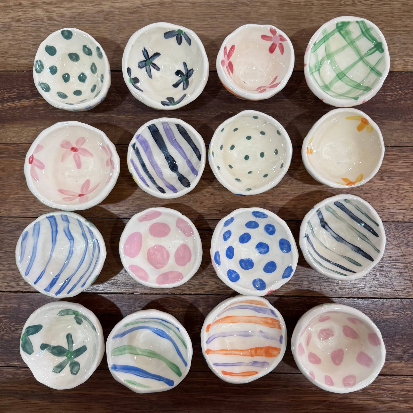 Late Night Pottery Happy Snack Bowl (Z)