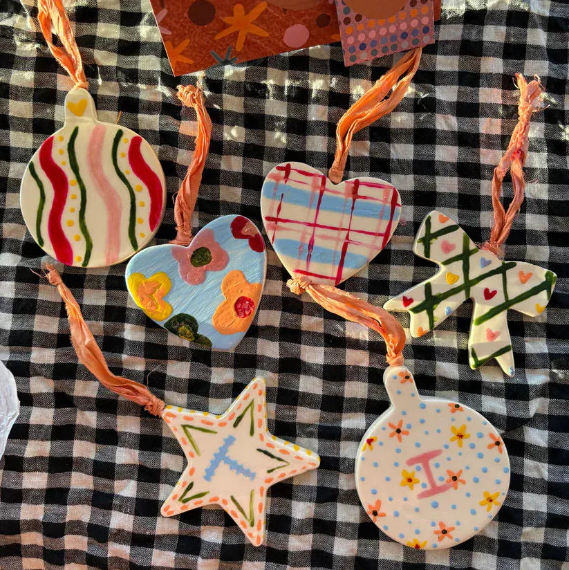 Late Night Pottery Paint + Bake Ornament Kit
