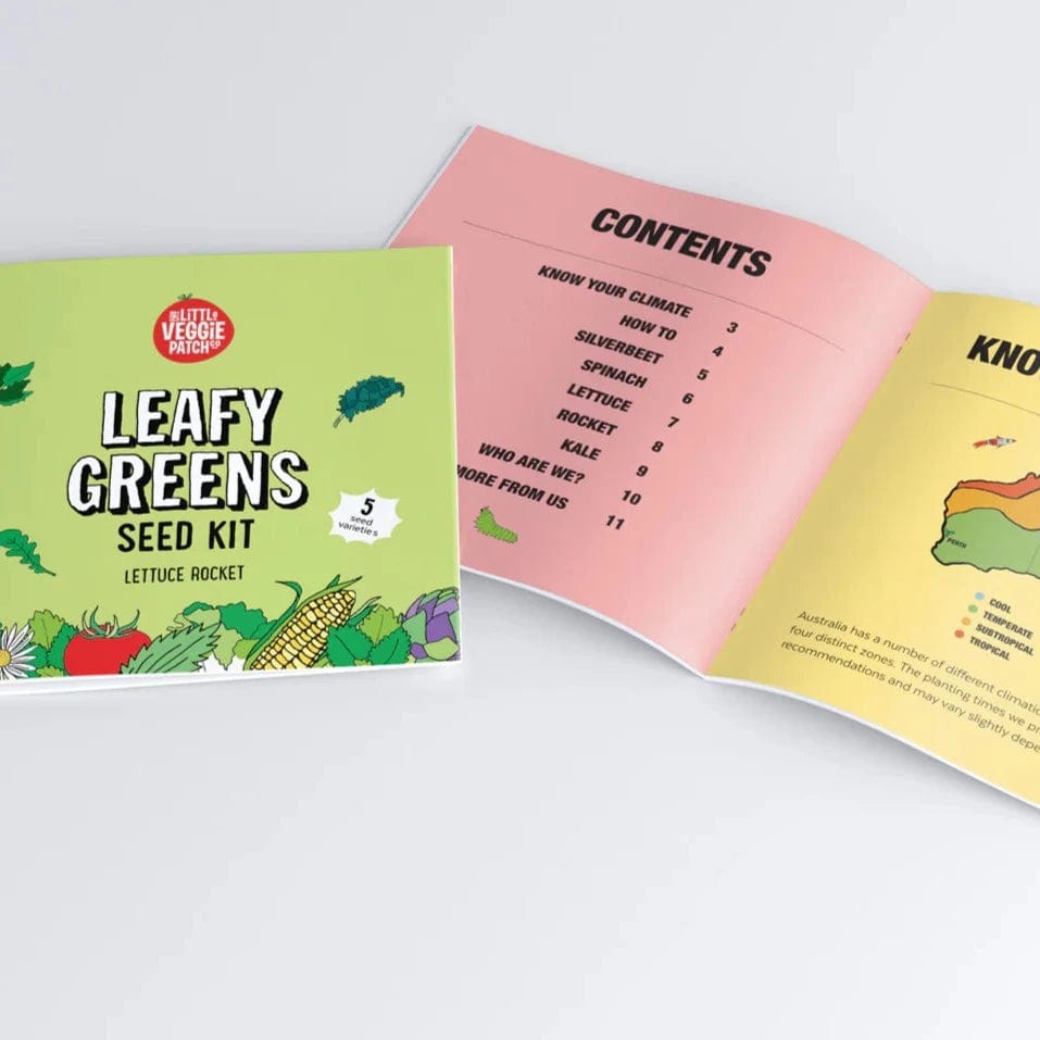 Little Veggie Patch Leafy Greens Seed Kit