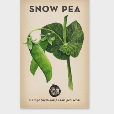 Little Veggie Patch Snow Pea Heirloom Seeds