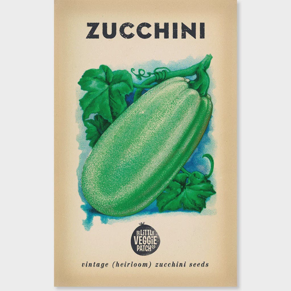 Little Veggie Patch Zucchini Heirloom Seeds
