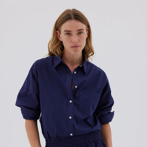 LMND Chiara Shirt | Navy