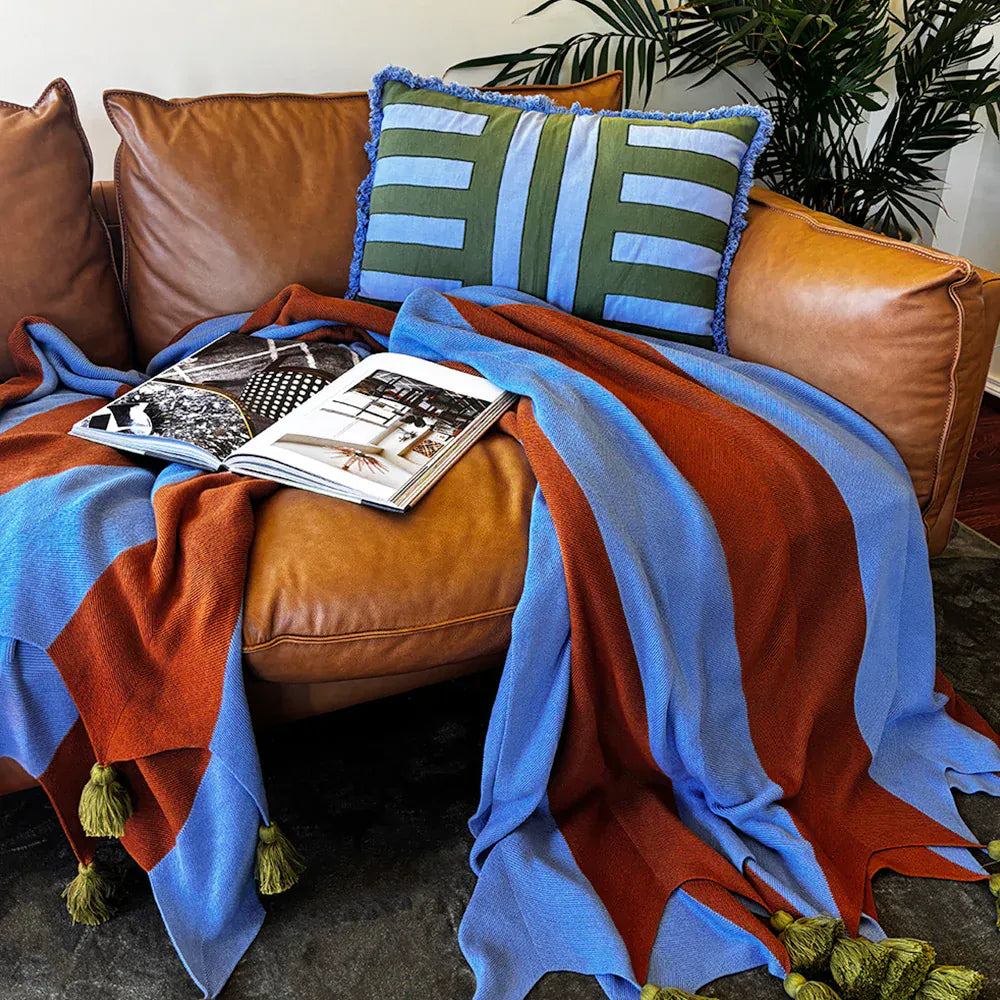 Loco Living Azure Throw Blanket (220cm x 150cm )