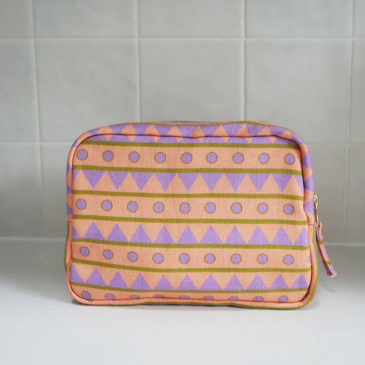 Loco Living Makeup Bag | Peach Samba