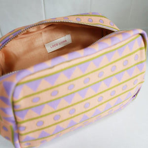 Loco Living Makeup Bag | Peach Samba