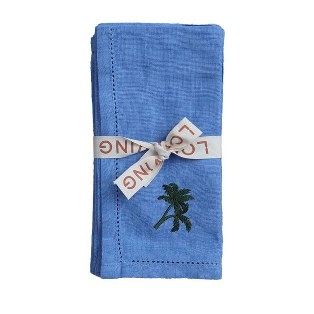 Loco Living Napkins (Set 4) | Azure