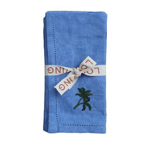 Loco Living Napkins (Set 4) | Azure