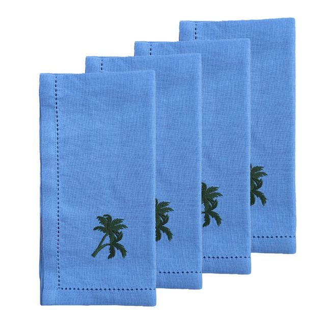 Loco Living Napkins (Set 4) | Azure