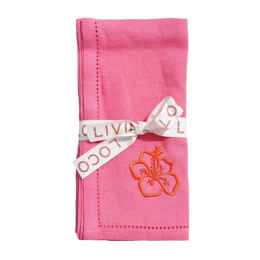 Loco Living Napkins (Set 4) | Hibiscus
