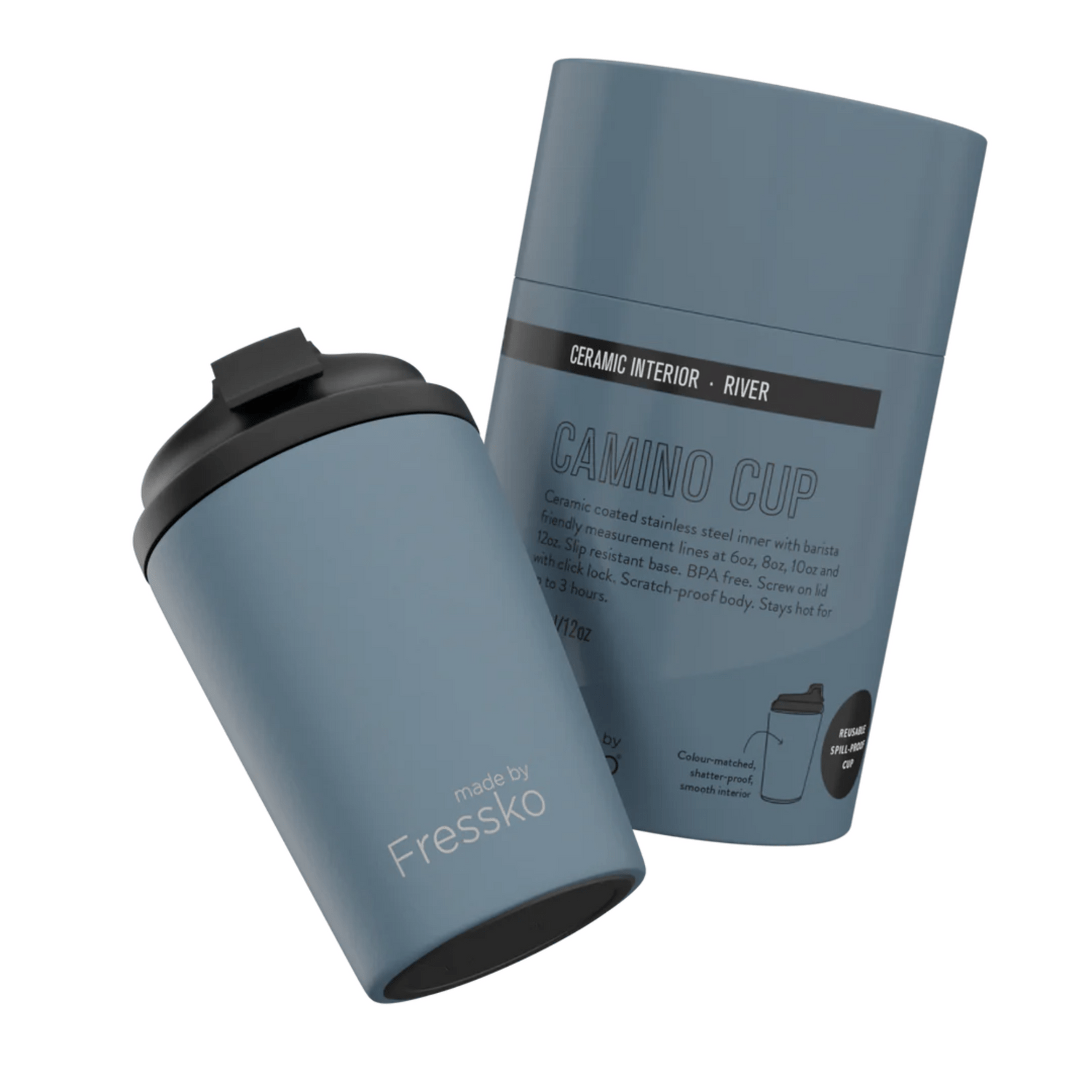 Made By Fressko Ceramic Camino 12oz | River