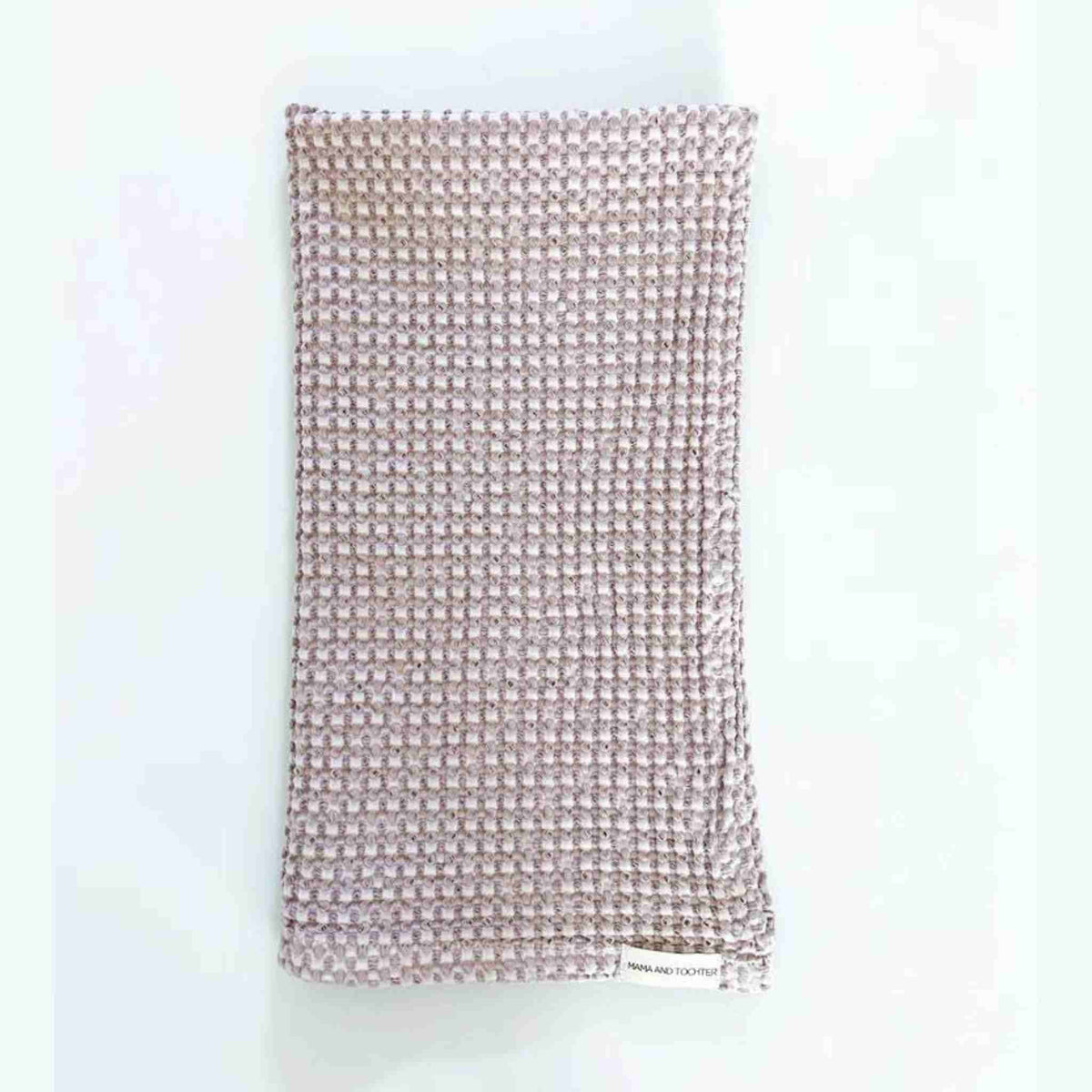 Mama + Tochter Organic Cotton Waffle Tea Towel | Dusty Pink