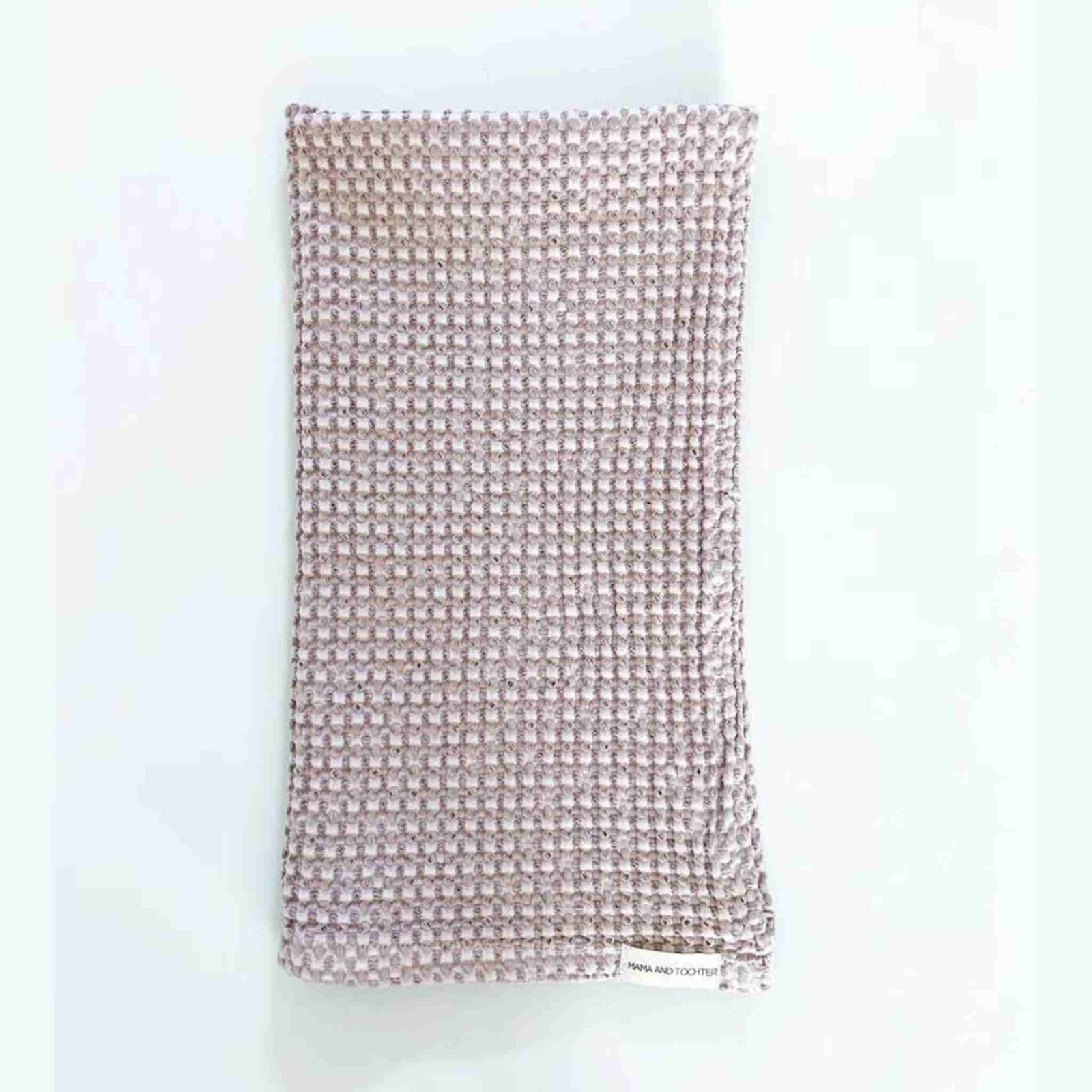 Mama + Tochter Organic Cotton Waffle Tea Towel | Dusty Pink