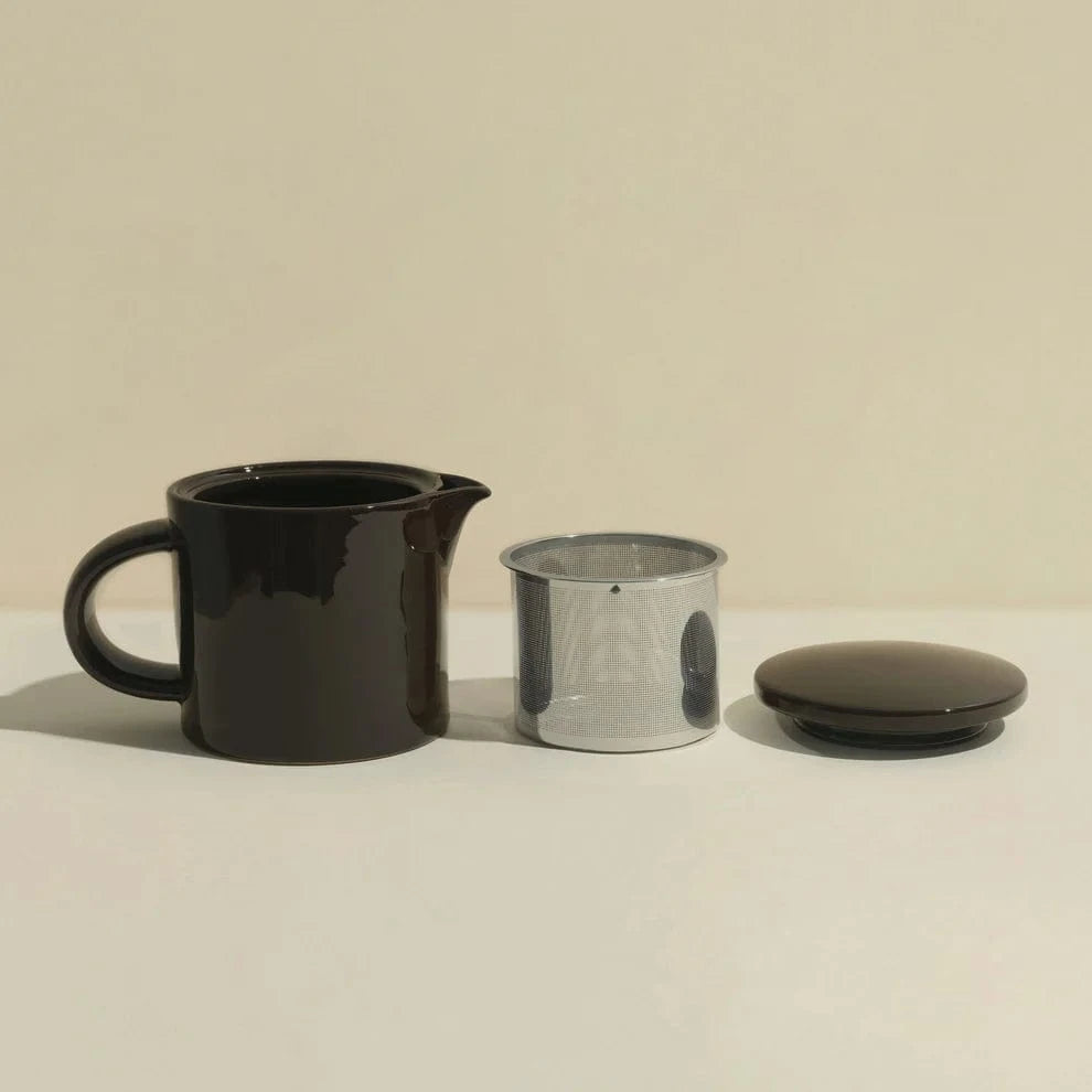 Mayde Tea Ceramic Teapot | Chocolate