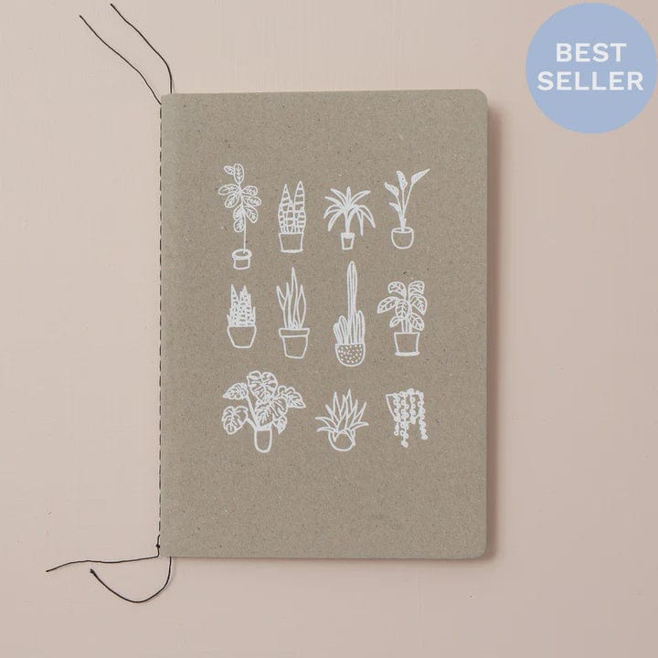 Me + Amber Pot Plants Notebook