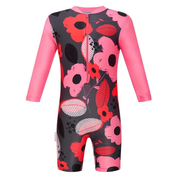 Mini Sandcrabs Long Sleeve Sunsuit Blooms / 3-6mths