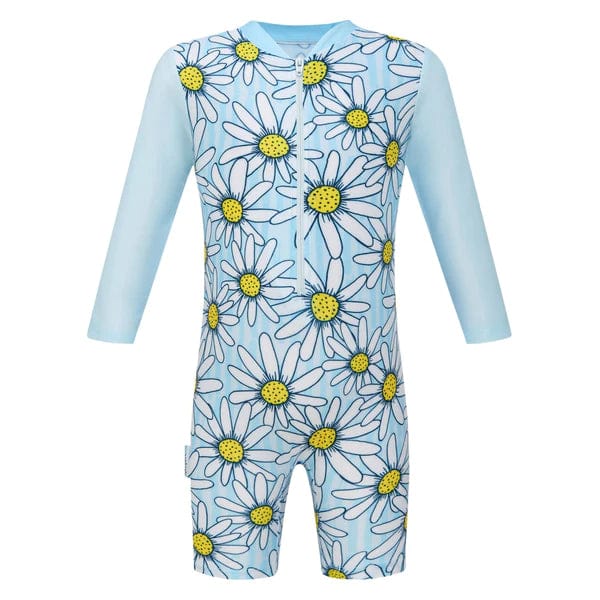 Mini Sandcrabs Long Sleeve Sunsuit Daisy Days / 3-6mths