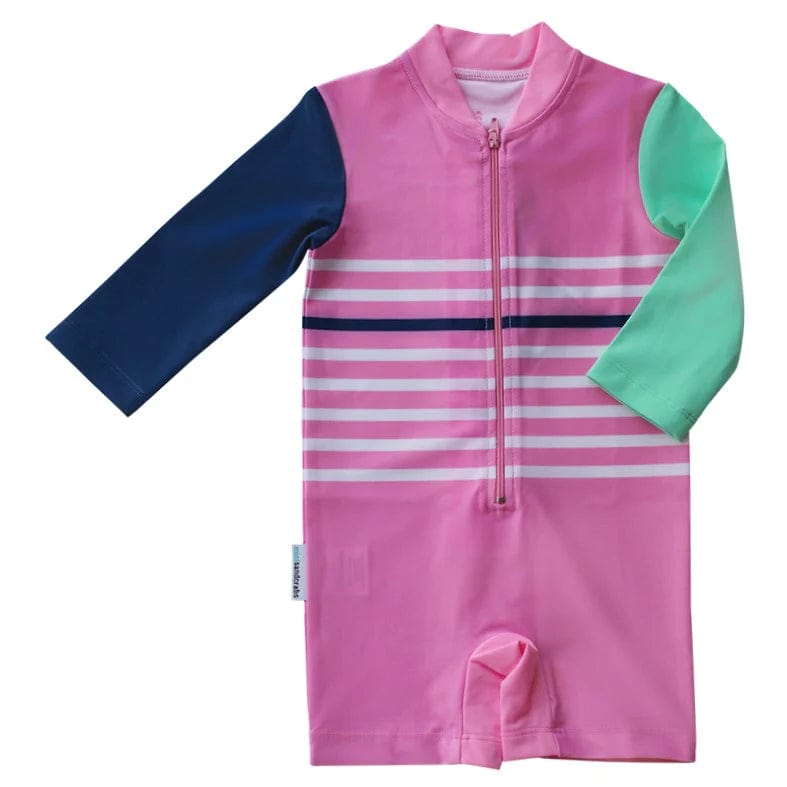 Mini Sandcrabs Long Sleeve Sunsuit Girls Sport / 3-6mths