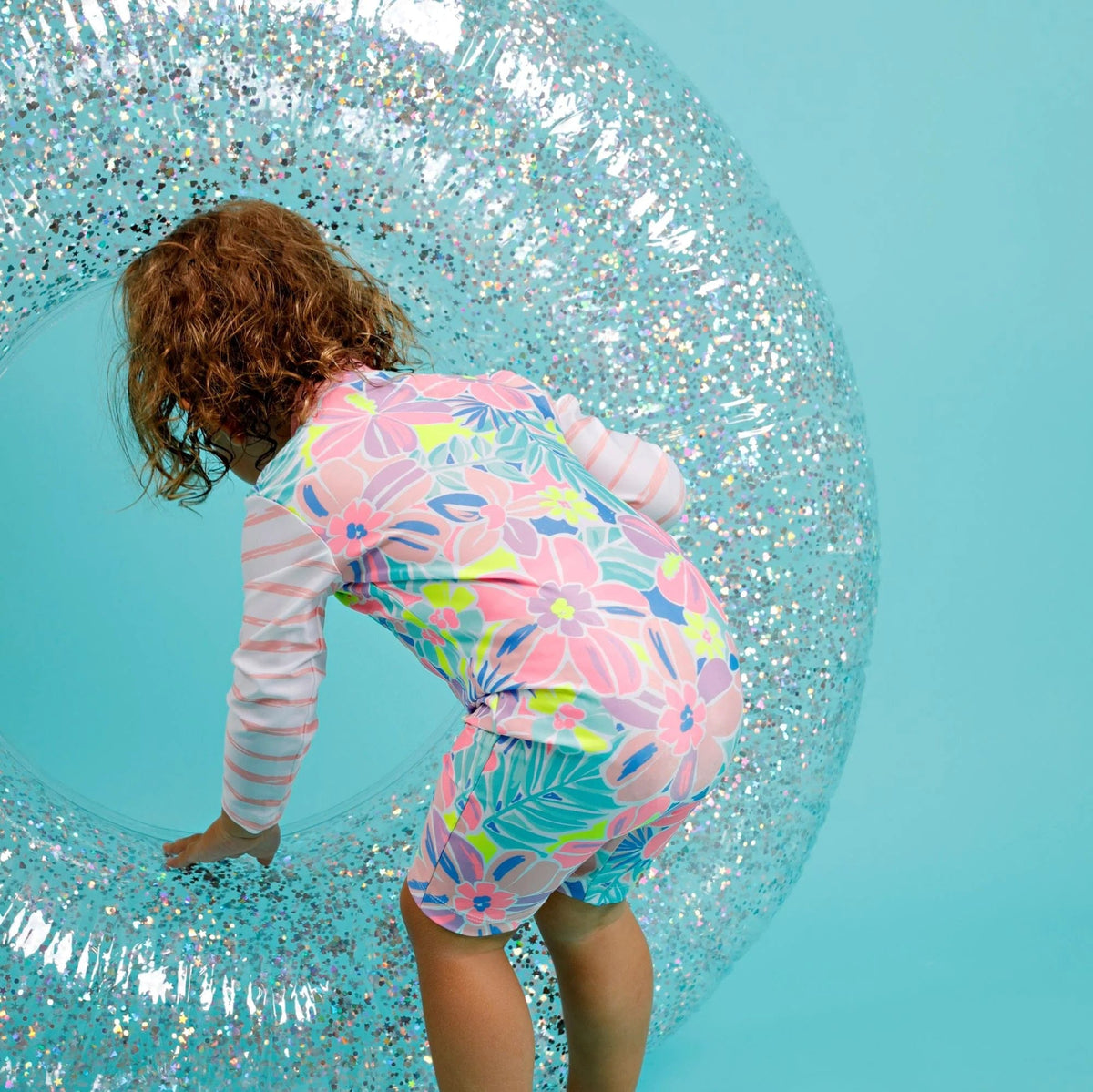 Mini Sandcrabs Long Sleeve Sunsuit IslandLife / 3-6mths