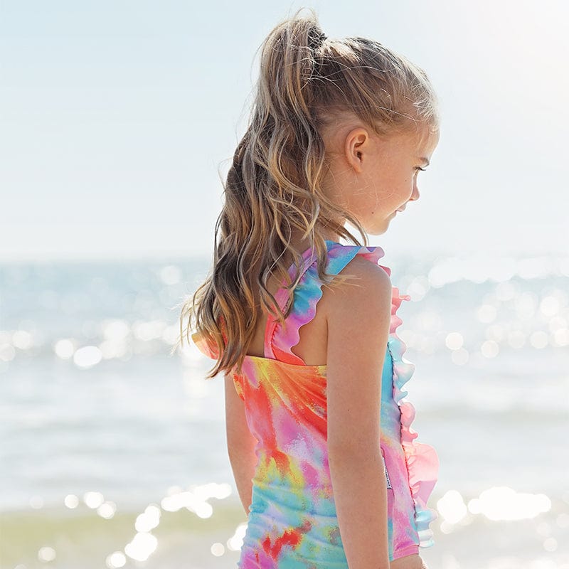 Mini Sandcrabs Ruffle Tie Dye