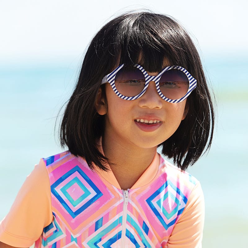 Mini Sandcrabs Short Sleeve Sunsuit Beach Tribe / 3-6mths