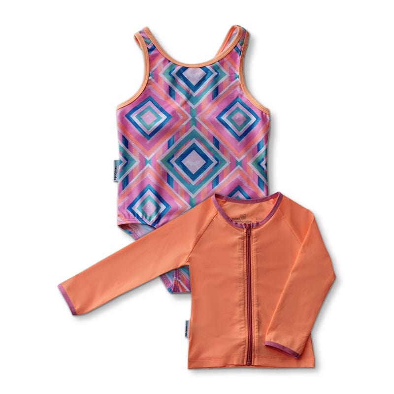 Mini Sandcrabs Zip Rashie