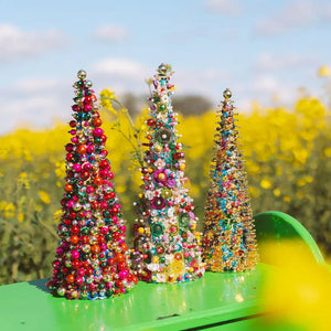 Mink + Me Chunky Beaded Festive Tree | Large 30cm