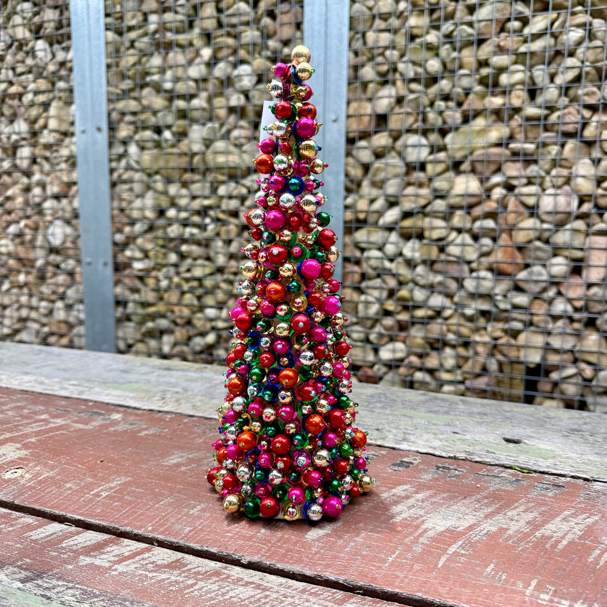 Mink + Me Chunky Beaded Festive Tree | Large 30cm