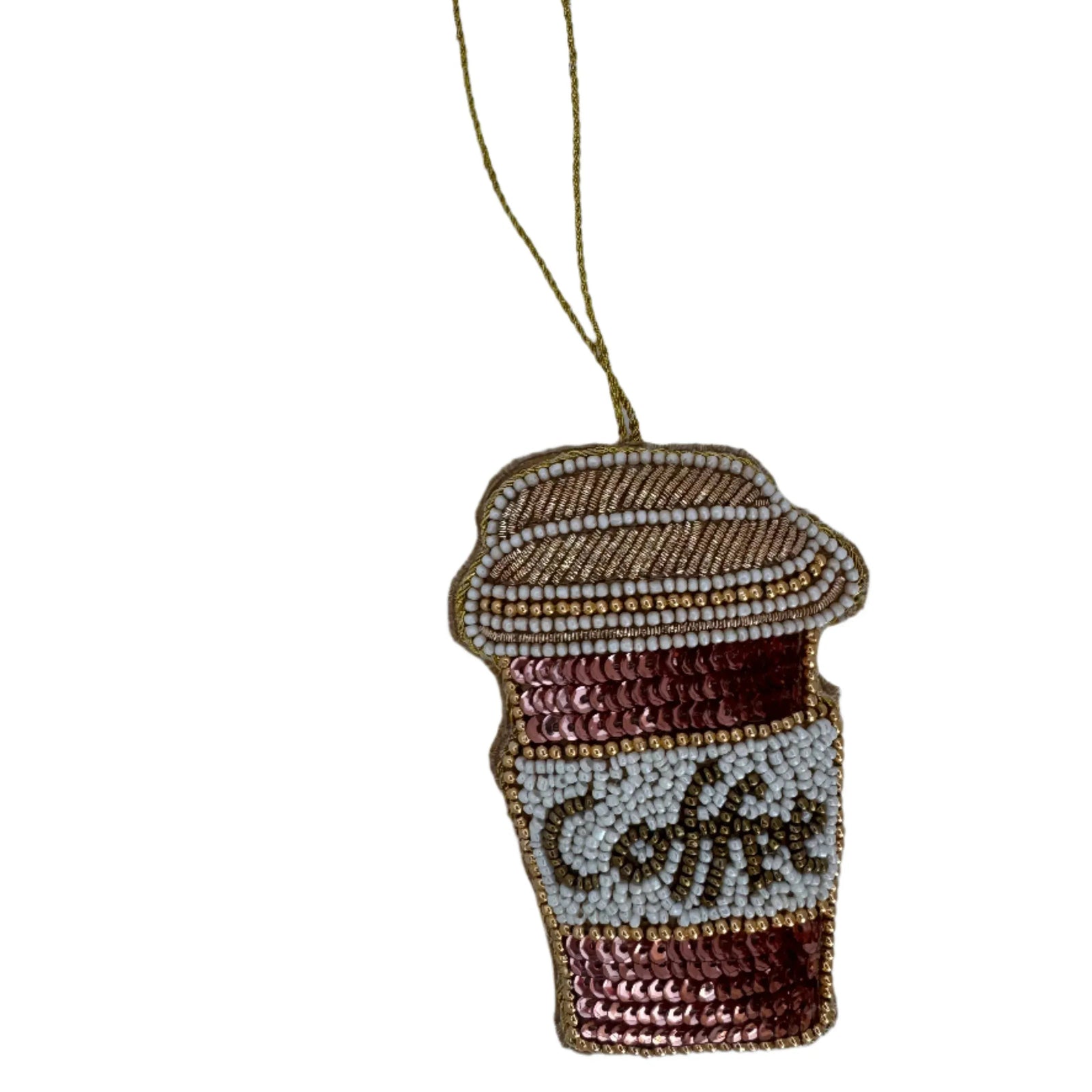 Mink + Me Coffee Sequin Decoration